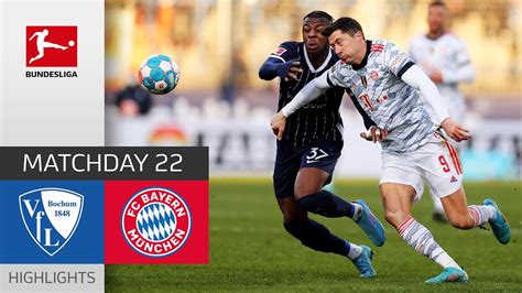 Vfl Bochum Fc Bayern München 4 2 Highlights Matchday 22 Bundesliga 202122 Youtube