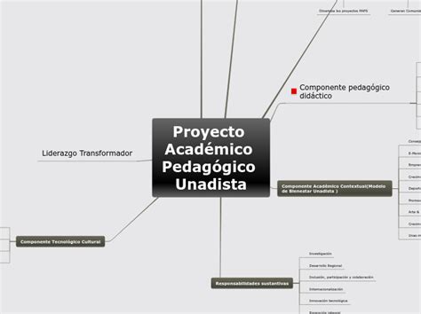 Proyecto Acad Mico Pedag Gico Unadista Mind Map