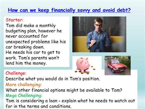personal finance money teaching resources