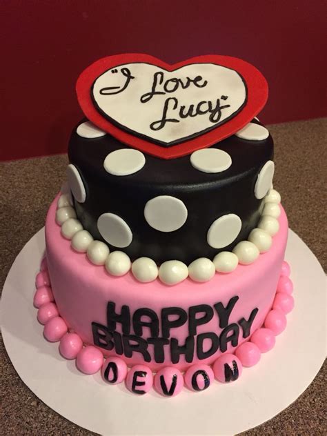 I Love Lucy Cake Birthday Party Cake Sweet Cookies Amazing Cakes