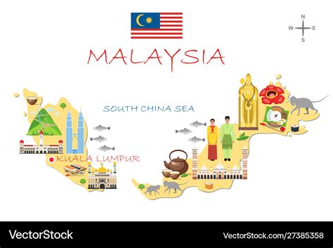 Malaysia Tourist Map