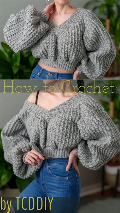 New Crochet Sweater Tutorial By Tcddiy Artofit