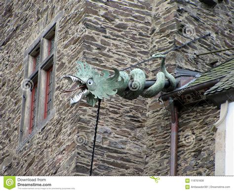 Burg Eltz Castle Detail Near Mosel River Valley, Germany Editorial Stock Photo - Image of green ...