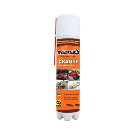 Grafite Em Aerossol Spray Lubrifica A Seco 300ml Shopee Brasil