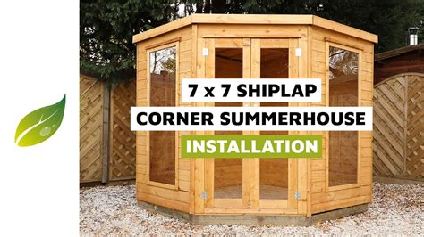 X Corner Summerhouse Installation Youtube