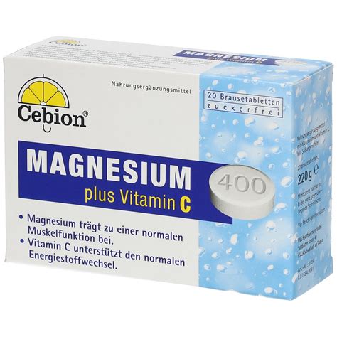 Cebion Plus Magnesium Brausetabletten St Shop Apotheke