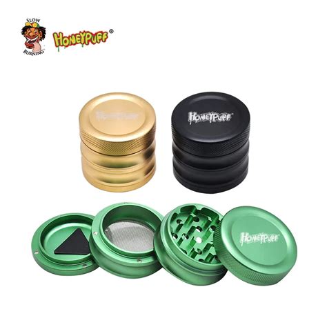 Honeypuff Aircraft Aluminum Herb Grinder Mm Tobacco Grinder Crusher