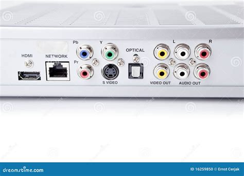 Audio Visual Connectors Stock Photo Image Of Board Interface 16259850