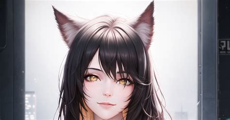 Ai Catgirl Cat Ears Fancy Catgirl Pixiv