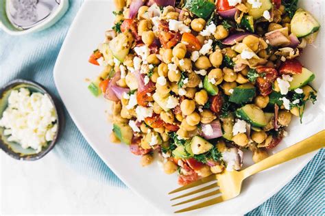 15 Minute Mediterranean Chickpea Salad Hardcore Italians