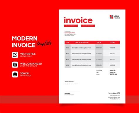 Premium Vector | Editable invoice examples