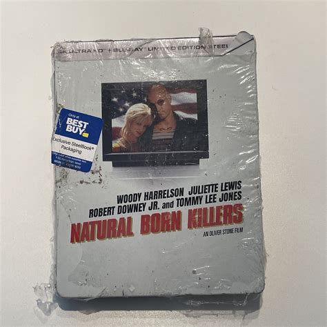 Natural Born Killers Steelbook 4K Ultra HD Blu Ray Blu Ray Digital