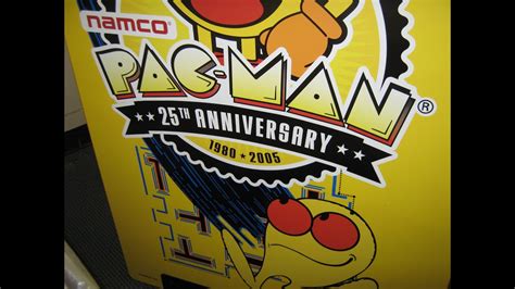 25th Anniversary Pacman Arcade Game For Sale Comes With Three Games