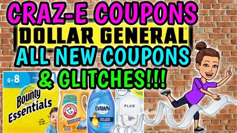 🤑new Glitches And Coupons🤑dollar General Couponing This Week 73 79🤑