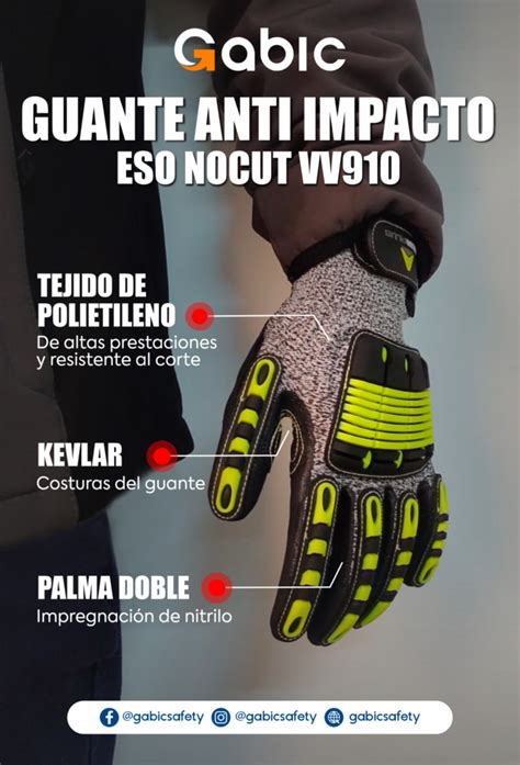 Guante Anti Impacto VV910 Delta Plus Al Mejor Precio Gabic Safety