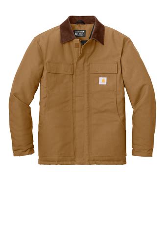 Carhartt Traditional Tall Duck Coat At Stitch Logo