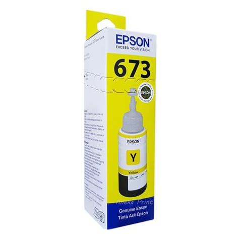 Tinta Printer Epson T6734 L1800 Yellow Antero Stationery Shop