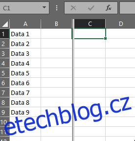 Jak používat funkci rozdělené obrazovky aplikace Excel etechblog cz