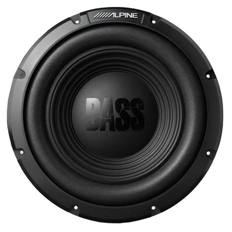 Alpine Bassline Series 12 Inch 750 Watt 4 Ohm Car Audio Subwoofer W12s4