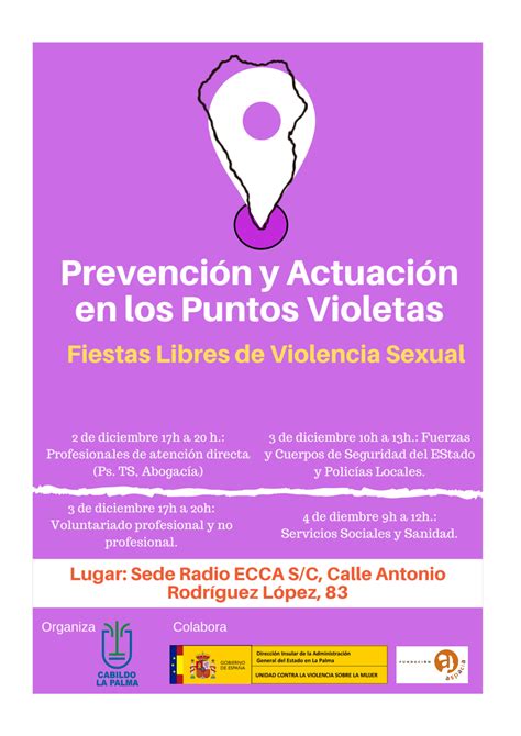 El Cabildo organiza unas jornadas de formación sobre los puntos violeta