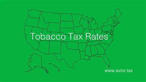 Tobacco Tax Rates By State Avior Tobacco Tax