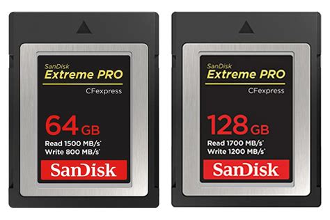 SanDisk CFExpress kártyák és hozzájuk való kártyaolvasó - Hama blog