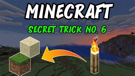 Minecraft Secret Tips And Tricks Minecraft How To Place Block In