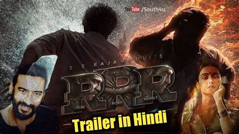 Rrr Trailer In Hindi Rrr Full Hindi Dubbed Movie Jr Ntr Ram Charan