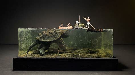 Alligator Snapping Turtle Resin Diorama Testing The New Unreleased