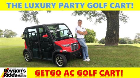 The GETGO AC Golf Cart Is A Luxury Airconditioned Golf Cart Car