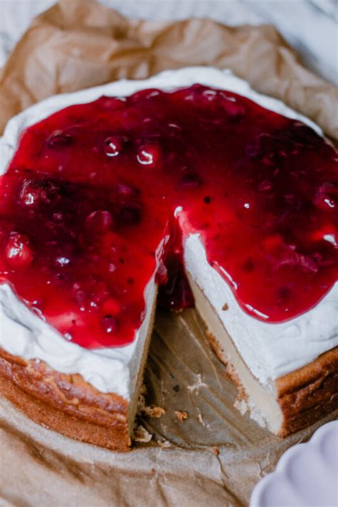 Rote Gr Tze Torte Mit Schmand Rote Grutze Kuchen Essen Rezepte