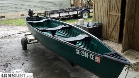 Nice Fishing Or Canoeing Boat With Title And Stickers Trade For Gun Or