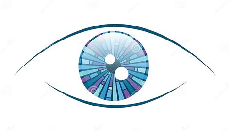 Abstract Blue Eye Stock Vector Illustration Of Anatomy 38014402