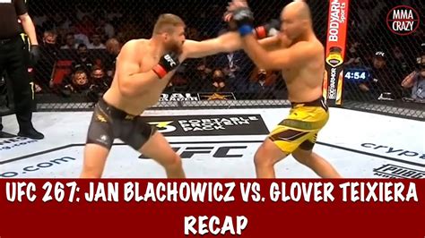 Ufc Jan Blachowicz Vs Glover Teixeira Recap Youtube