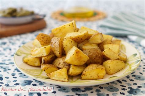 Patatas al horno asadas la guarnición ideal o aperitivo Recetas de