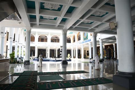 Internal Of Al Akbar Mosque In Surabaya Java Indonesia Editorial