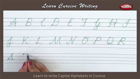 Cursive Capital Letters – AlphabetWorksheetsFree.com