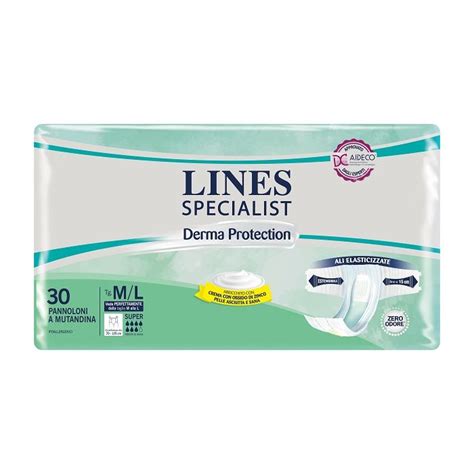 Pannolone A Mutandina Lines Specialist Derma Super M L Pezzi