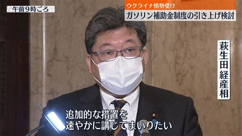 政府“ガソリン補助金”引き上げを検討 “上限25円程度まで”（2022年2月25日掲載）｜日テレnews Nnn