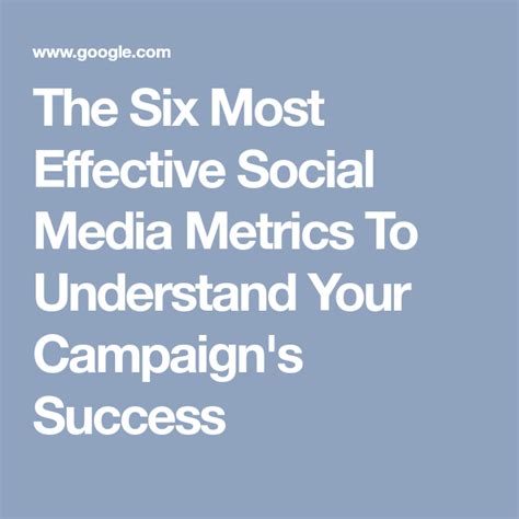 Council Post The Six Most Effective Social Media Metrics To Understand