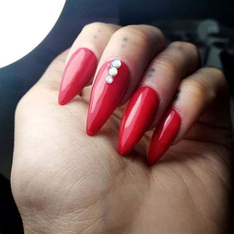 Red Stiletto Nails 9 Radiant Designs To Try In 2024 Naildesigncode