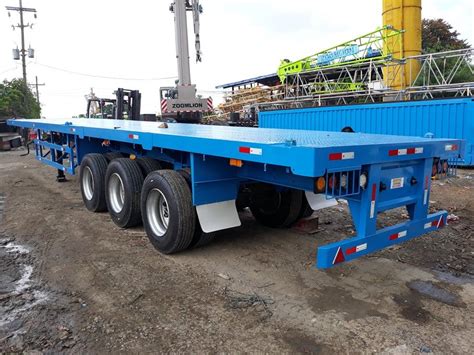 Ft Tri Axle Flatbed Semi Trailer Quezon Philippines Buy And Sell