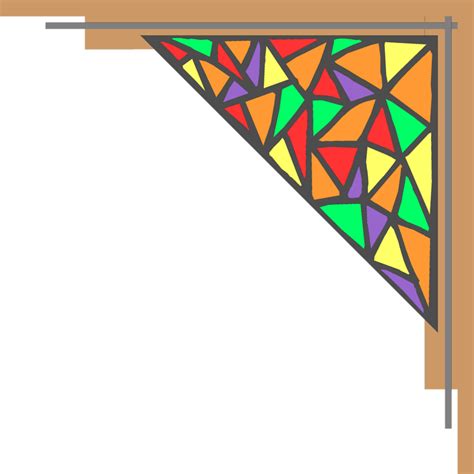 Download Download Stained Glass Frame Png Clipart Window Stained Stained Glass Frame Png