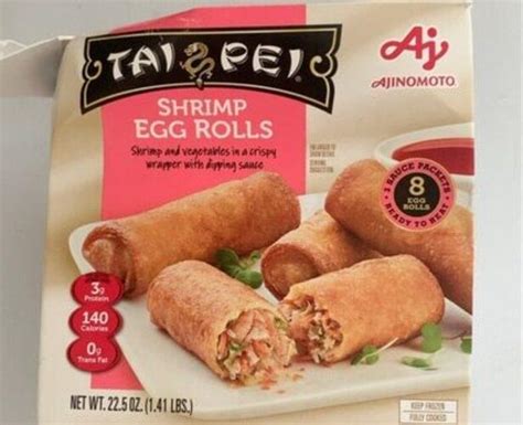 Tai Pei Shrimp Egg Rolls 64 G Nutrition Information Innit