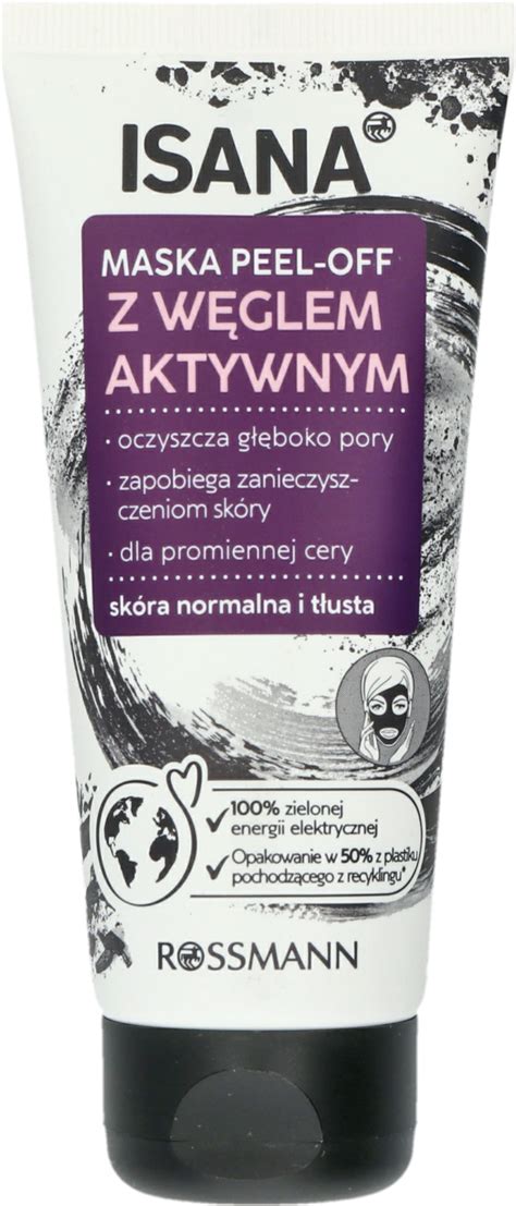 ISANA maseczka peel off aktywny węgiel 100 ml Drogeria Rossmann pl