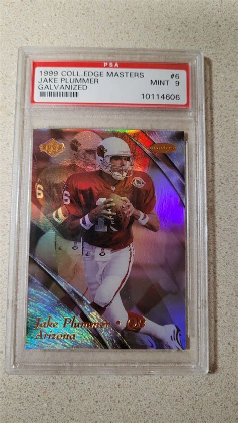 Collector S Edge Masters Galvanized Jake Plummer Psa