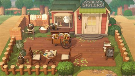 An Animated Image Of A Small House In The Middle Of A Yard With Lots Of