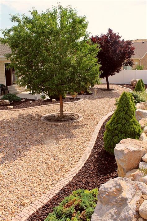 Front Yard Landscaping Ideas With Rocks And Mulch