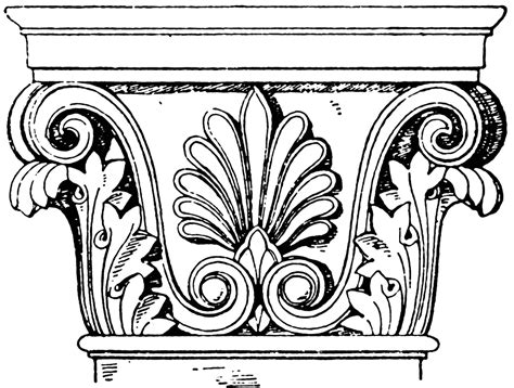 Corinthian Columns Drawing at GetDrawings | Free download