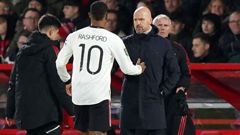 Erik Ten Hag Hyller Ustoppelige Marcus Rashford N R Man Utd Beveger